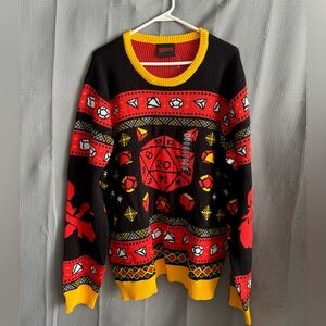 Dungeon & Dragons Christmas “Ugly” sweater